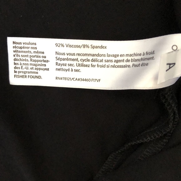 Eileen Fisher, Black Long Tunic, Size Large - Picture 8 of 8